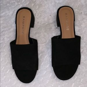 Black slip ons shoes
